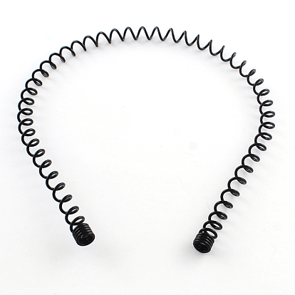Hair Accessories Iron Wavy Hair Band Findings, 110mm