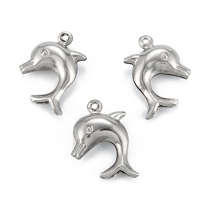 316 pendentifs chirurgicaux en acier inoxydable, dauphin