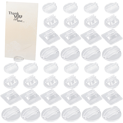 100шт 4 стиль прозрачный пластиковый держатель для карт, для игры в карты