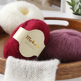 Mohair Yarn, Long Wool Knitting Yarn, for Garments Scarves Sweater Shawl Hats