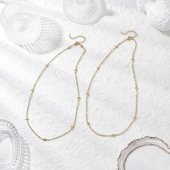 304 креста нержавеющей стали цепные ожерелья