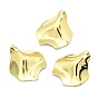 Brass Pendants, Lead Free & Cadmium Free & Nickel Free, Petal Shape, Real 18K Gold Plated