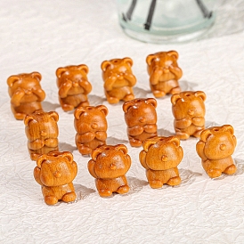 Wood Beads, Bear