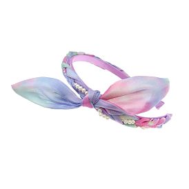 300Pcs Bowknot Polyester & Plastic Hair Bands for Girls