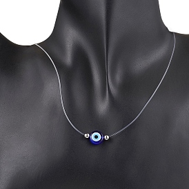 Женские ожерелья с подвесками лэмпворк, с нейлоновой проволокой