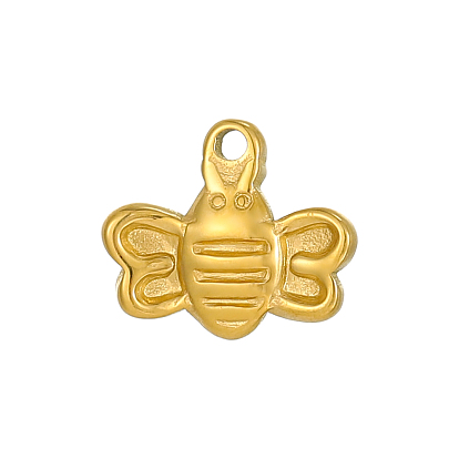 304 подвески из нержавеющей стали, прелести пчел, ионное покрытие (ip)