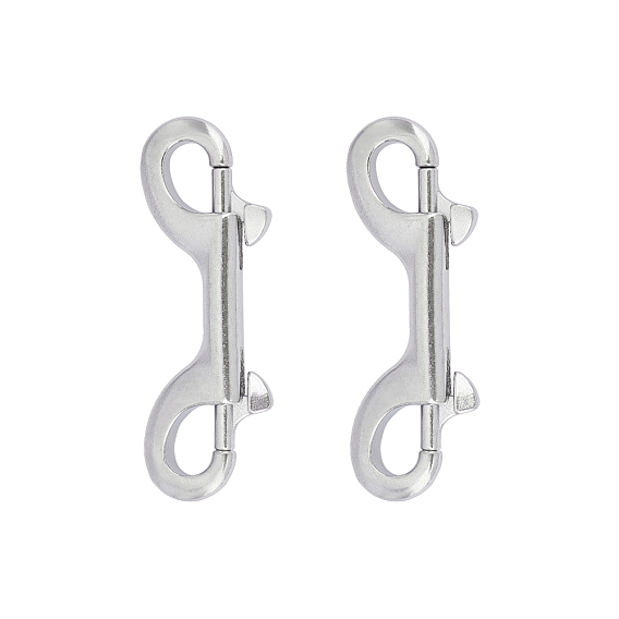 Double Ended Stainless Steel Lobster Clasp Snap Hook