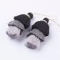 Nylon Tassels Big Pendant Decorations, Three Layers