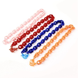Acrylic Cable Chain Necklaces