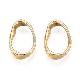 304 нержавеющей стали связывающий кольца, неправильный овал, ионное покрытие (ip)