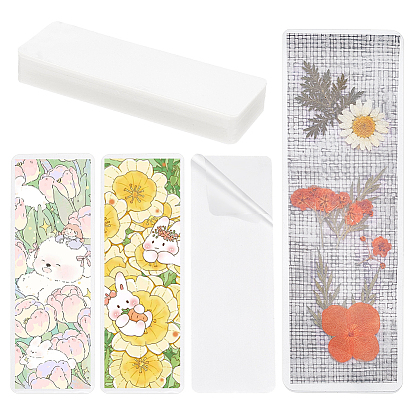 200Pcs Rectangle PET & EVA Laminator Sheets