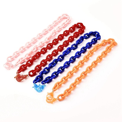 Acrylic Cable Chain Necklaces