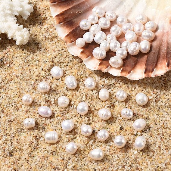 10шт. натуральные пресноводные жемчужные бусины, картофель