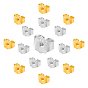 8Pairs 2 Style Sterling Silver Ear Nuts, Earring Backs