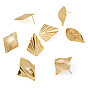 8шт. 4 стили латунные серьги-гвоздики фурнитура, разнообразные