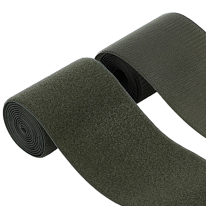 2 Rolls Nylon & Blended Magic Tapes, Fastener Hook Side, Clothes Accessories