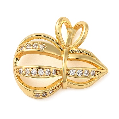 Кубические подвески из латуни с микропаве, без кадмия, без никеля и без свинца, кролик