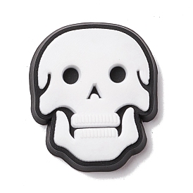 Halloween Theme PVC Cabochons, Skull