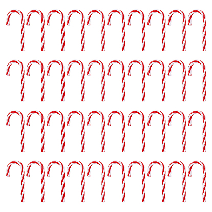 40шт. пластиковые подвески в форме леденца-трости, украшение для подвески на елку