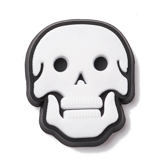 Halloween Theme PVC Cabochons, Skull