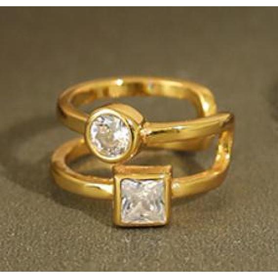 925 pendientes de plata esterlina, Aretes versátiles con incrustaciones de circonita cúbica simple de doble capa para mujer