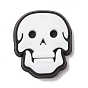 Halloween Theme PVC Cabochons, Skull