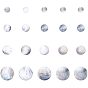 Shell Pendants, with Freshwater Shell Pendants and Black Lip Shell Pendants, Flat Round
