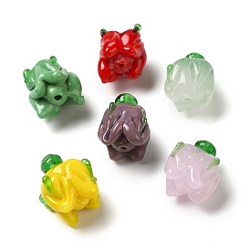 Handmade Lampwork Beads, Flower