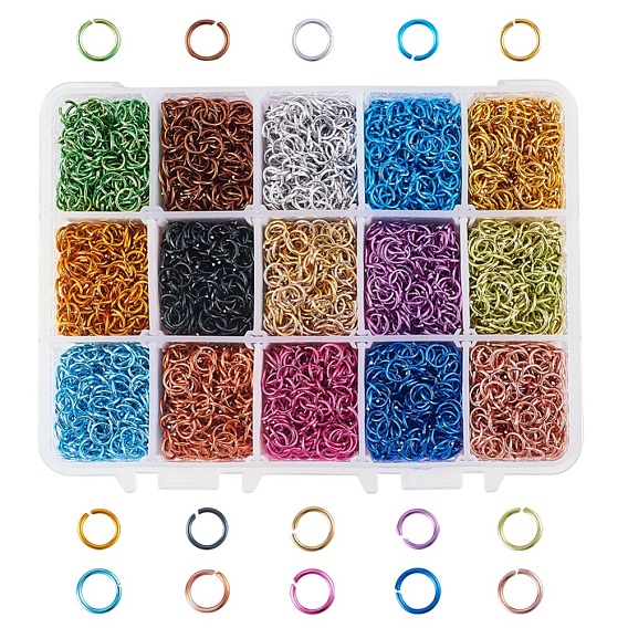 Aluminum Wire Open Jump Rings