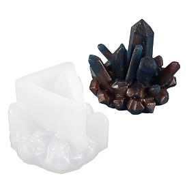 Силиконовые формы для кристаллов своими руками, формы для литья смолы, для уф-смолы, изготовление ювелирных изделий из эпоксидной смолы
