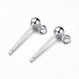 Resultados de aretes de plata esterlina, Mensajes pendiente, 13x3 mm, agujero: 1.5 mm, pin: 0.7 mm