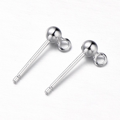 Resultados de aretes de plata esterlina, Mensajes pendiente, 13x3 mm, agujero: 1.5 mm, pin: 0.7 mm