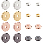 80Pcs 8 Styles Brass Spacer Beads, Disc
