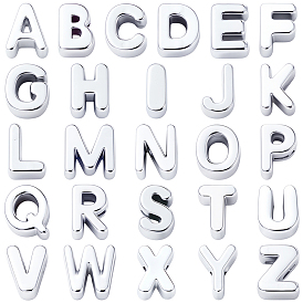 Европейский бусы акриловые, бусины с большим отверстием, буква аз