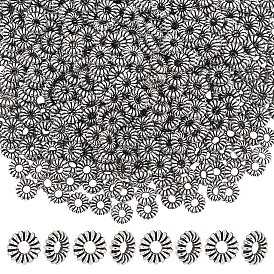 600Pcs Tibetan Style Alloy Beads, Flower