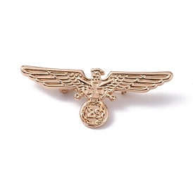 Médaille de broche en alliage de zinc aigle pour hommes