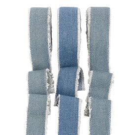 3 рулоны 3 цвета полиэфирной ленты, джинсовая ткань, аксессуары для одежды