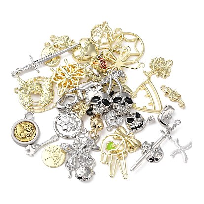 Alloy Pendants/Cabochons, Mixed Shape