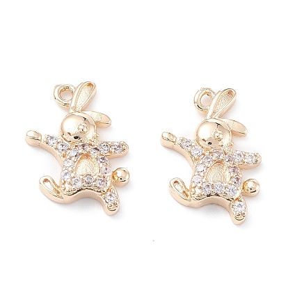 Стойка металлическая латунная микропрофилированная кубическая циркония подвески, долговечный, кролик