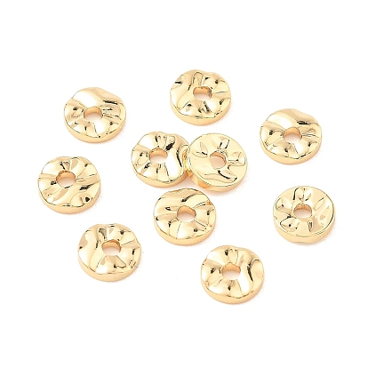 Perles d'espacement en laiton shegrace, disque, sans cadmium et sans nickel et sans plomb