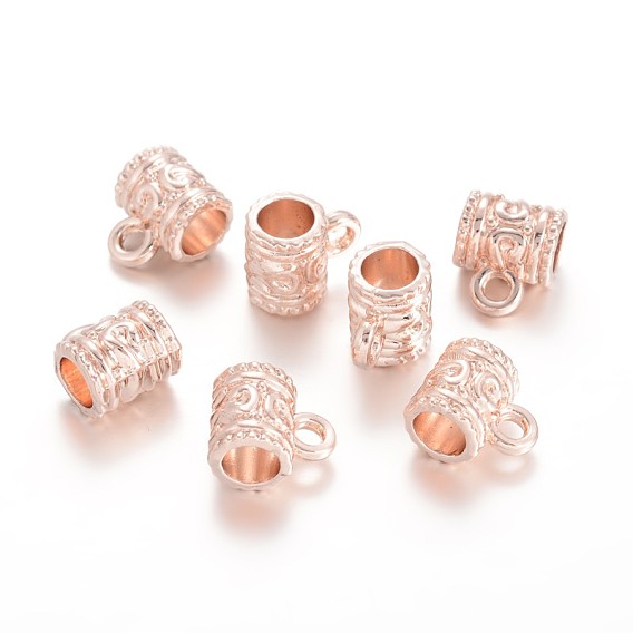 Column Hangers Links, Bail Beads, 11x9x7mm, Hole: 2mm, Inner Diameter: 5mm