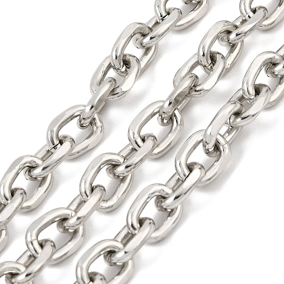 Cadenas de cable de aluminio, sin soldar, con carrete