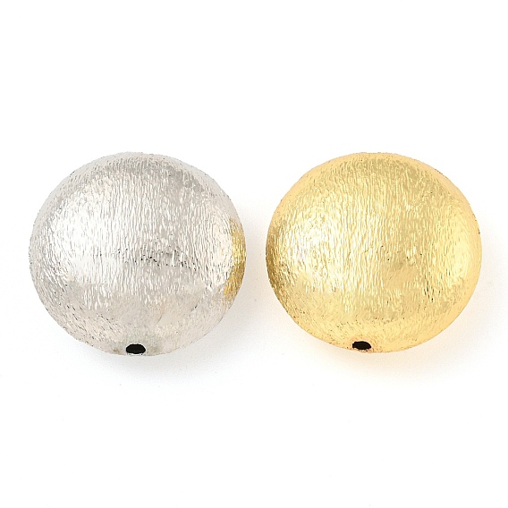 Accumuler perles de laiton placage, sans cadmium et sans plomb, plat rond
