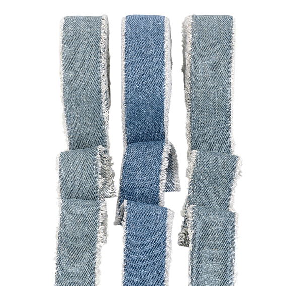 3 рулоны 3 цвета полиэфирной ленты, джинсовая ткань, аксессуары для одежды