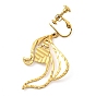 Ion Plating(IP) 304 Stainless Steel Earrings for Women, Human