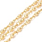 Alloy Bowknot & Infinity Link Chains, Mother-son Chains, Long-Lasting Plated, Unwelded, with Spool