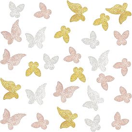 Cabochons de aleación, para relleno de resina uv, fabricación de joyas de resina epoxi, mariposa