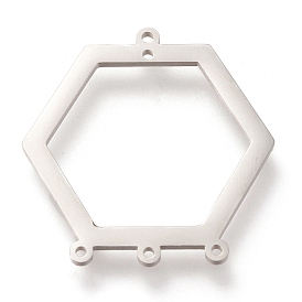 Ionenplattierung (IP) 304 Kronleuchterkomponenten aus Edelstahl Links, Poliert, Hexagon
