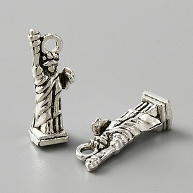 Tibetan Style Alloy Charm, The Statue of Liberty