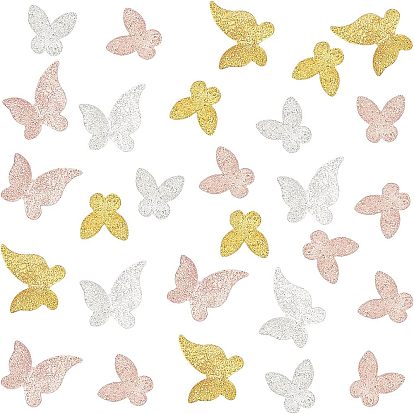 Cabochons de aleación, para relleno de resina uv, fabricación de joyas de resina epoxi, mariposa